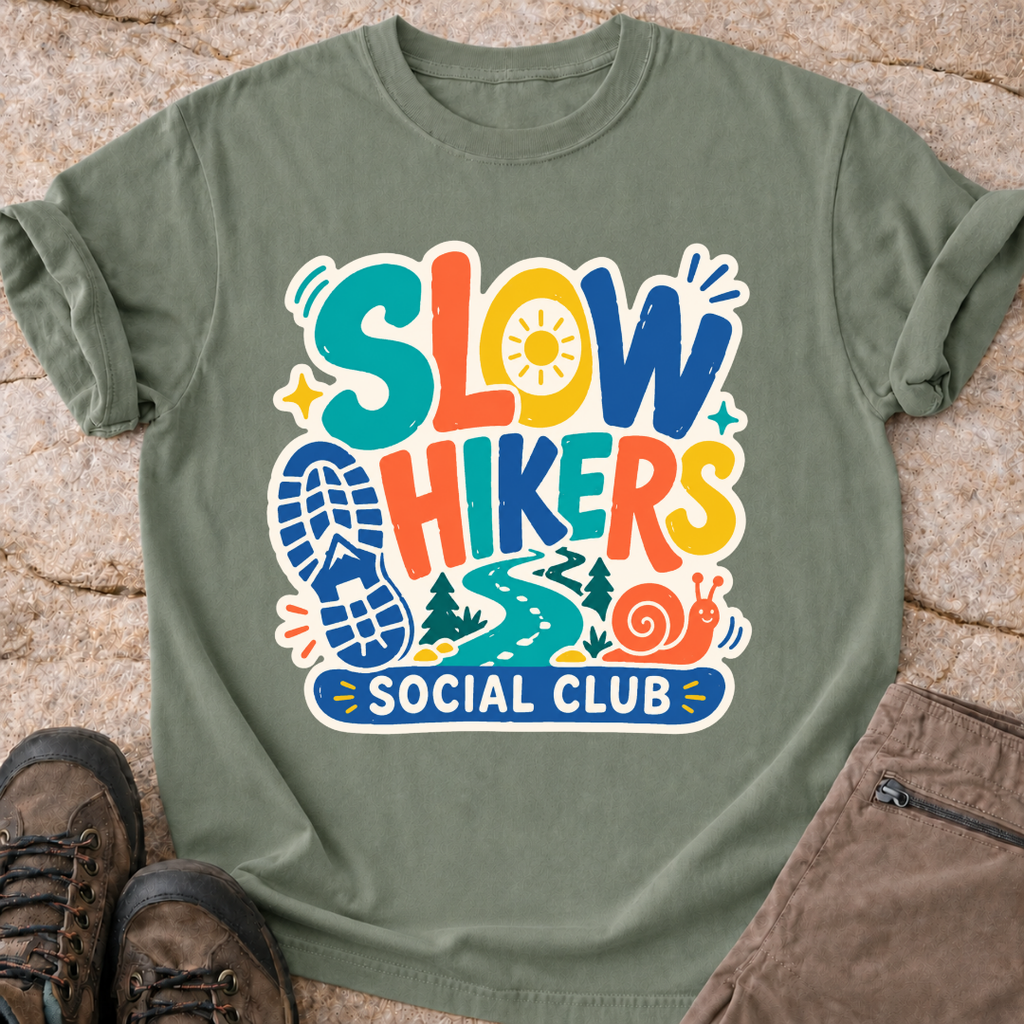 Slow Hikers Social Club - T-Shirt
