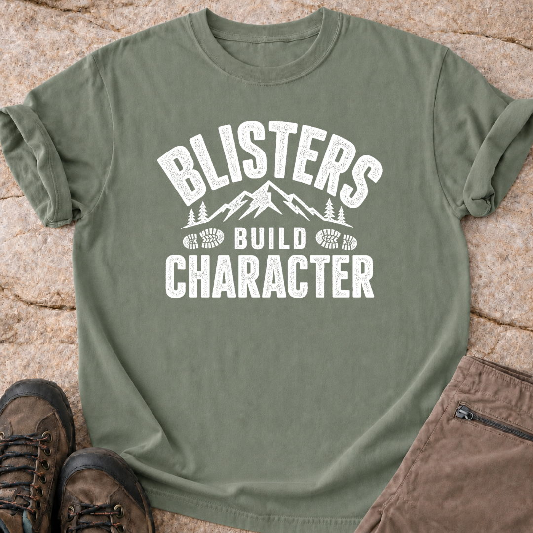 Blisters Build Character - T-Shirt
