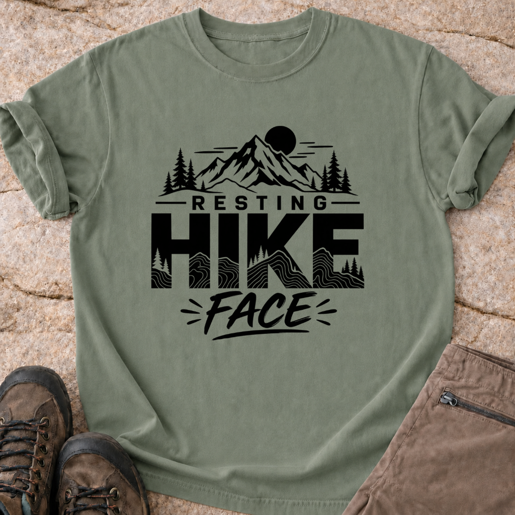 Resting Hike Face - T-Shirt