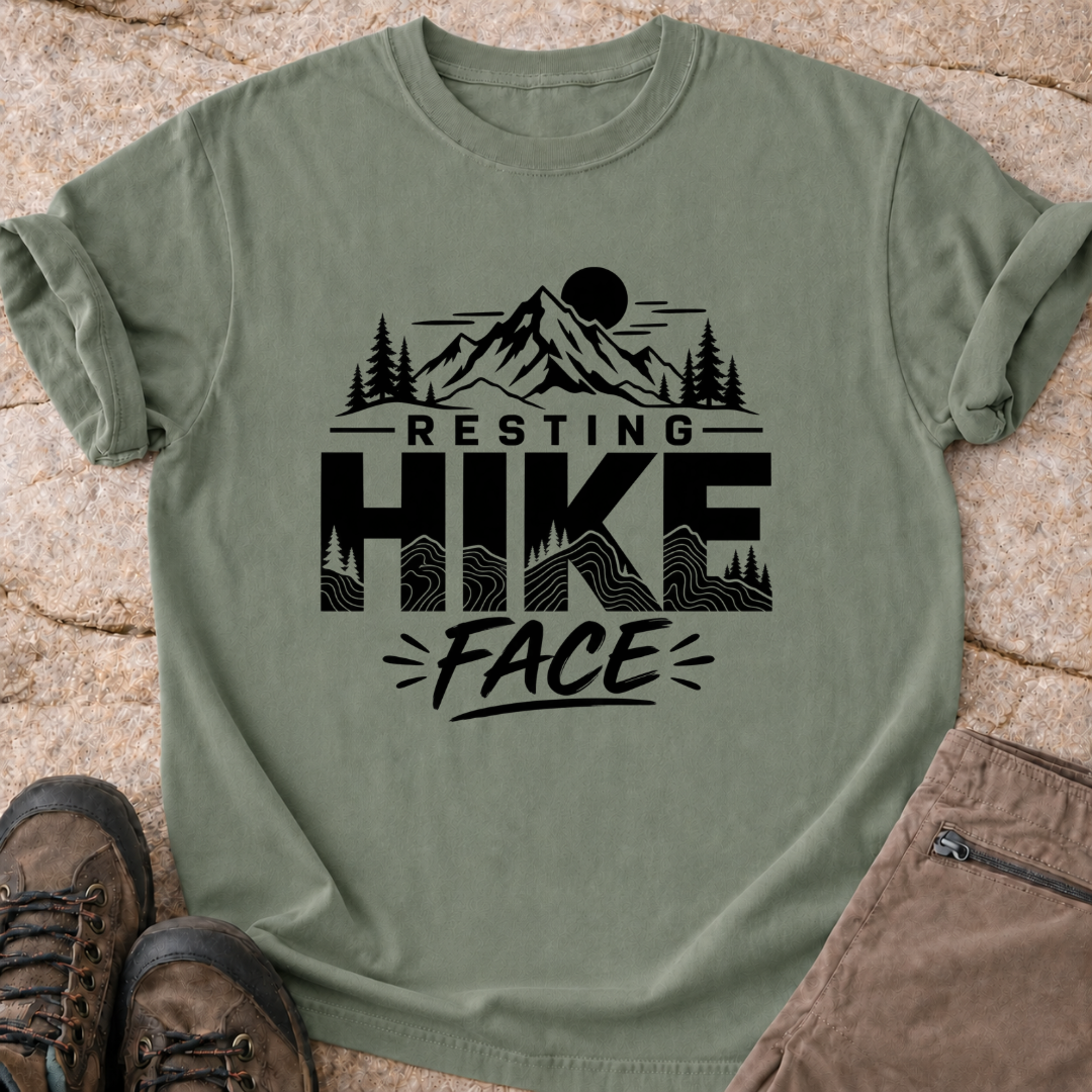 Resting Hike Face - T-Shirt