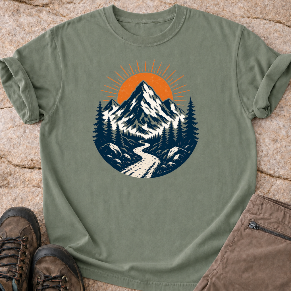Mountains and Sunrise - T-Shirt