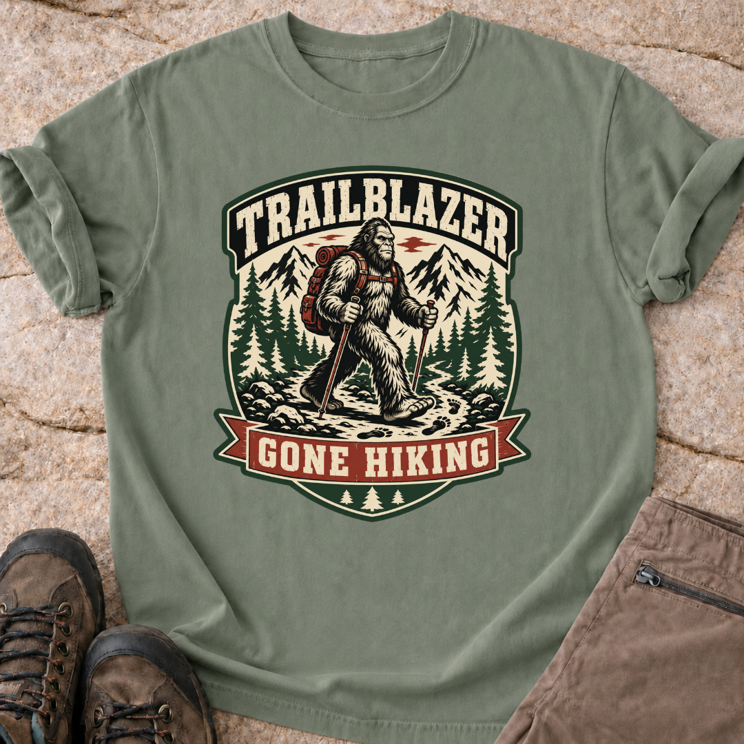 Bigfoot Gone Hiking T-Shirt