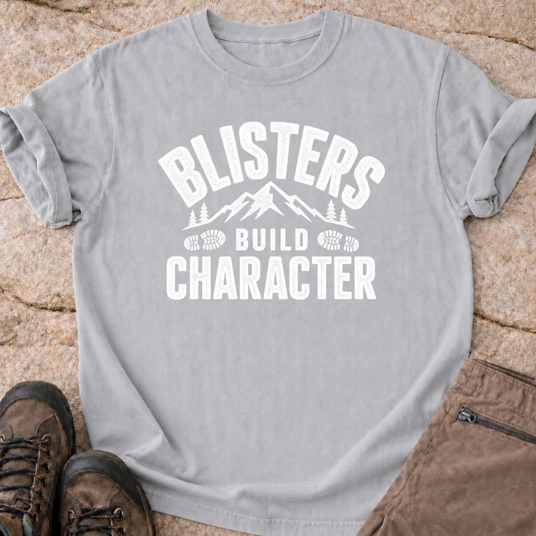Blisters Build Character - T-Shirt