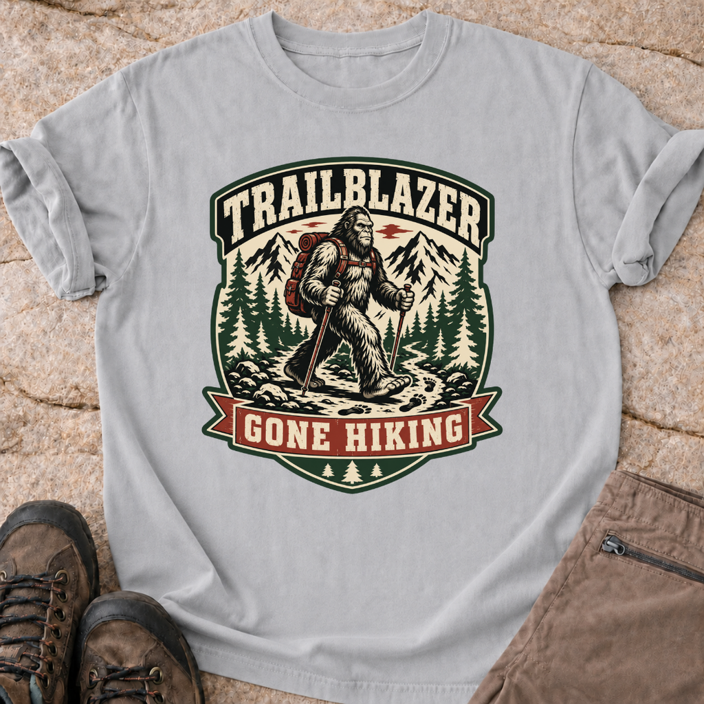 Bigfoot Gone Hiking T-Shirt
