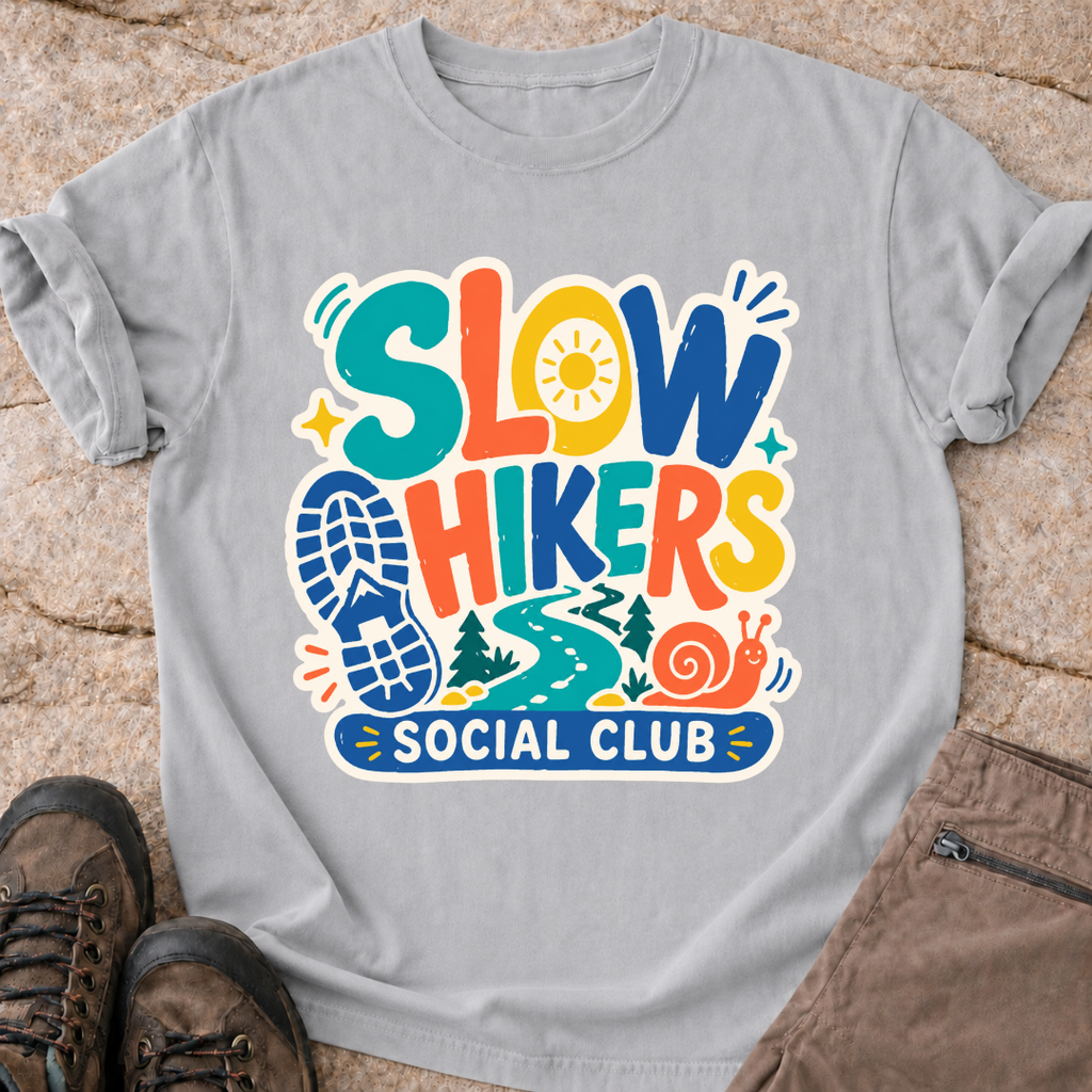 Slow Hikers Social Club - T-Shirt