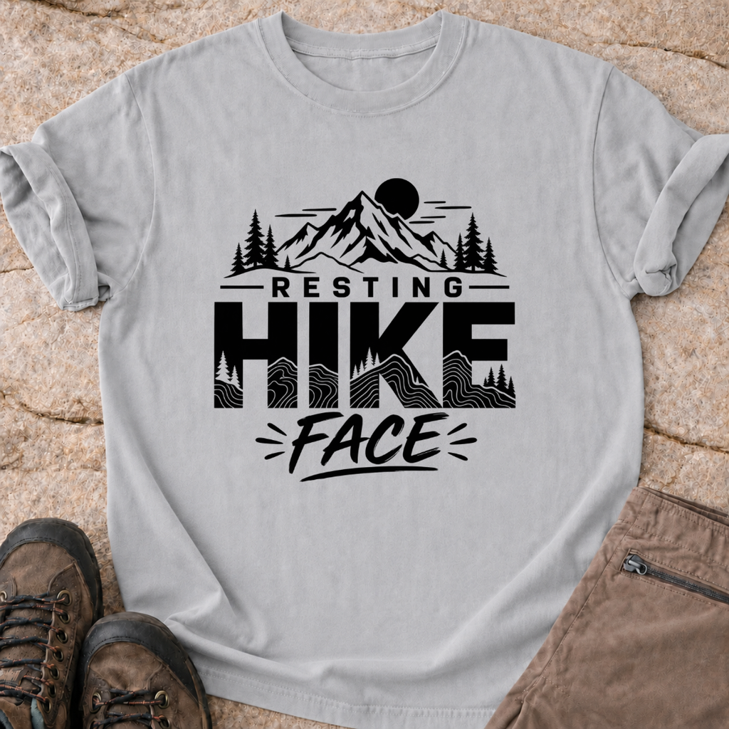 Resting Hike Face - T-Shirt