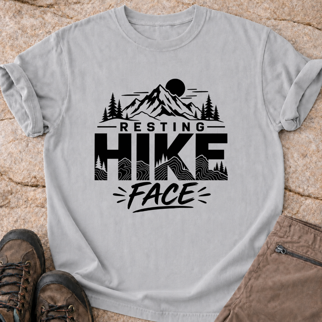 Resting Hike Face - T-Shirt