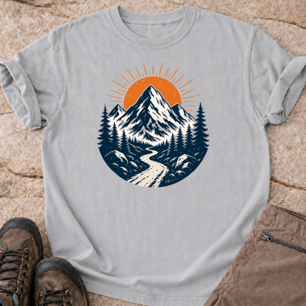 Mountains and Sunrise - T-Shirt
