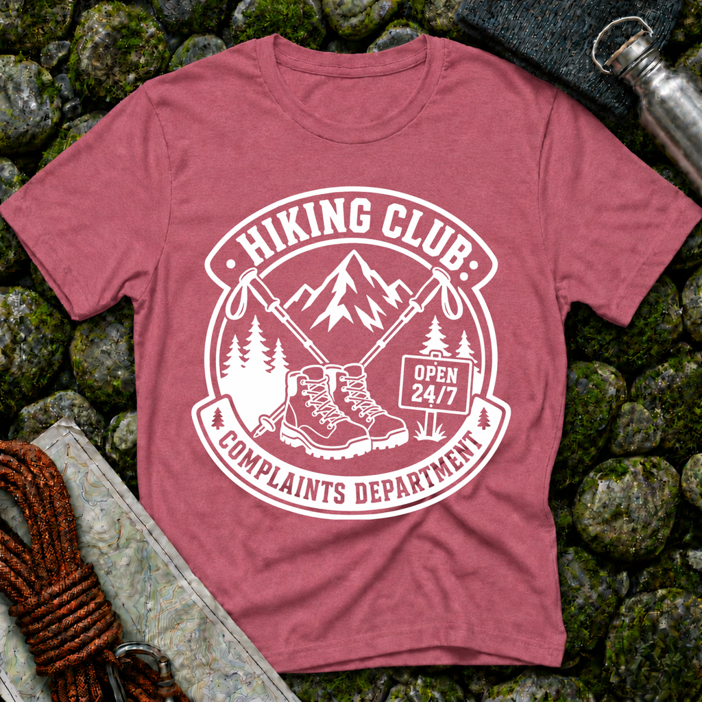 Hiking Club Complaints Department T-Shirt