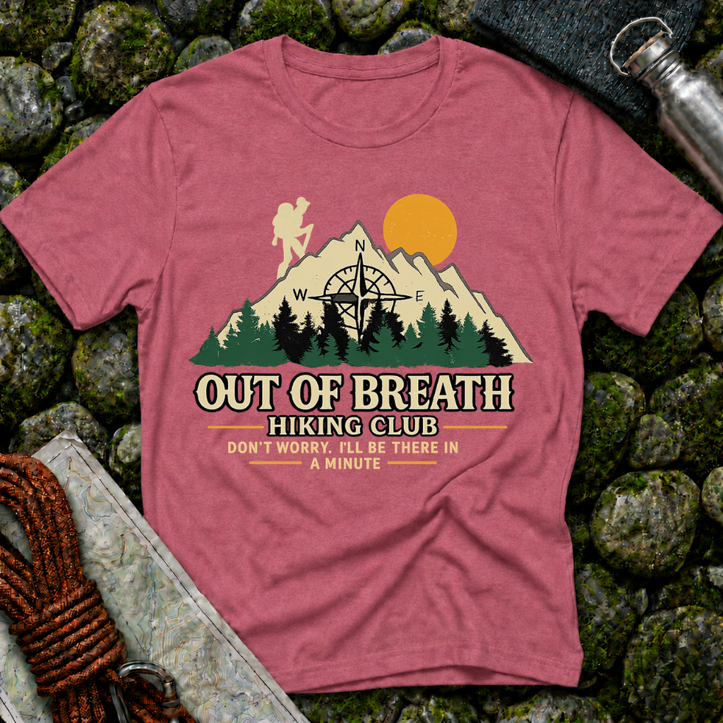 Out of Breath Hiking Club - T-Shirt