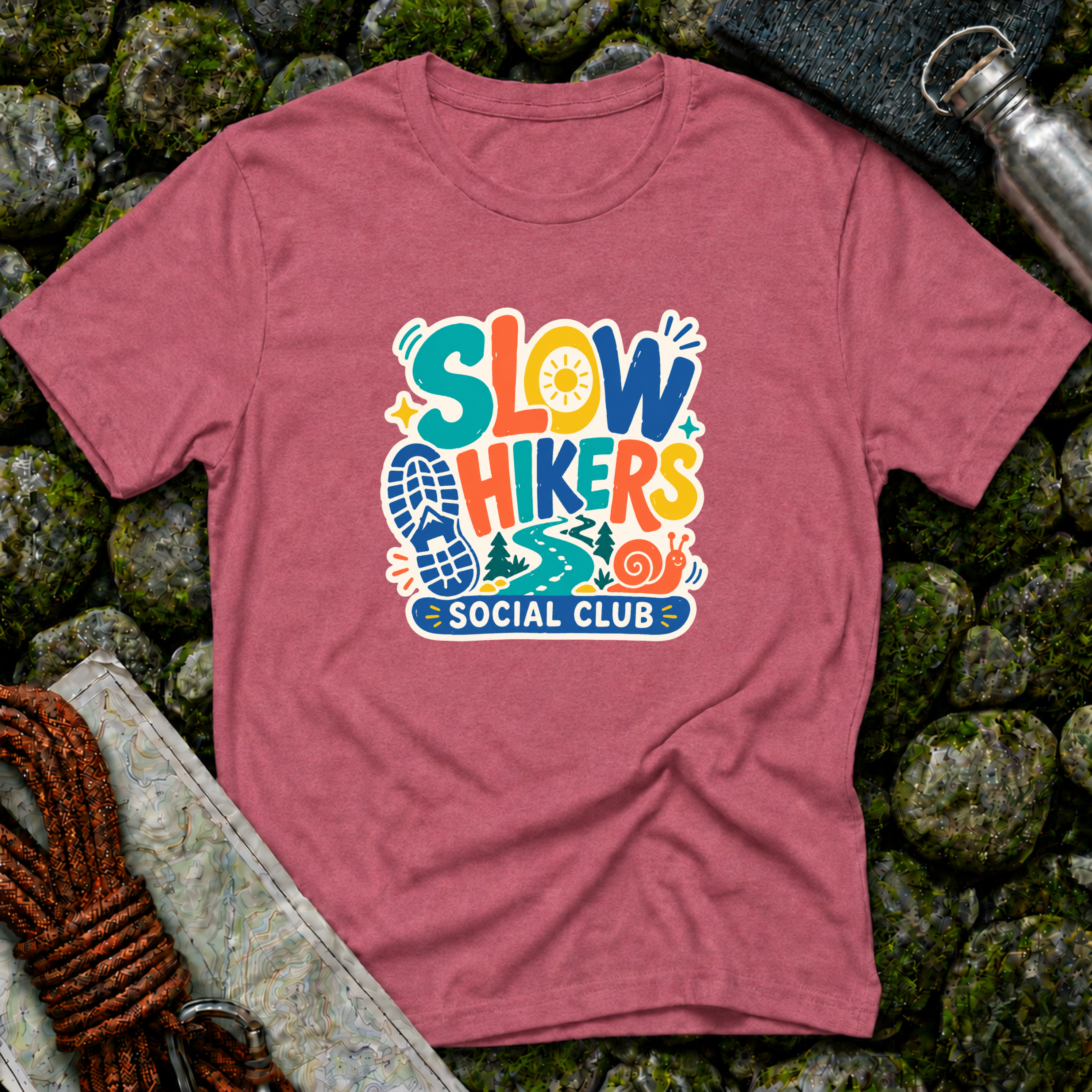 Slow Hikers Social Club - T-Shirt