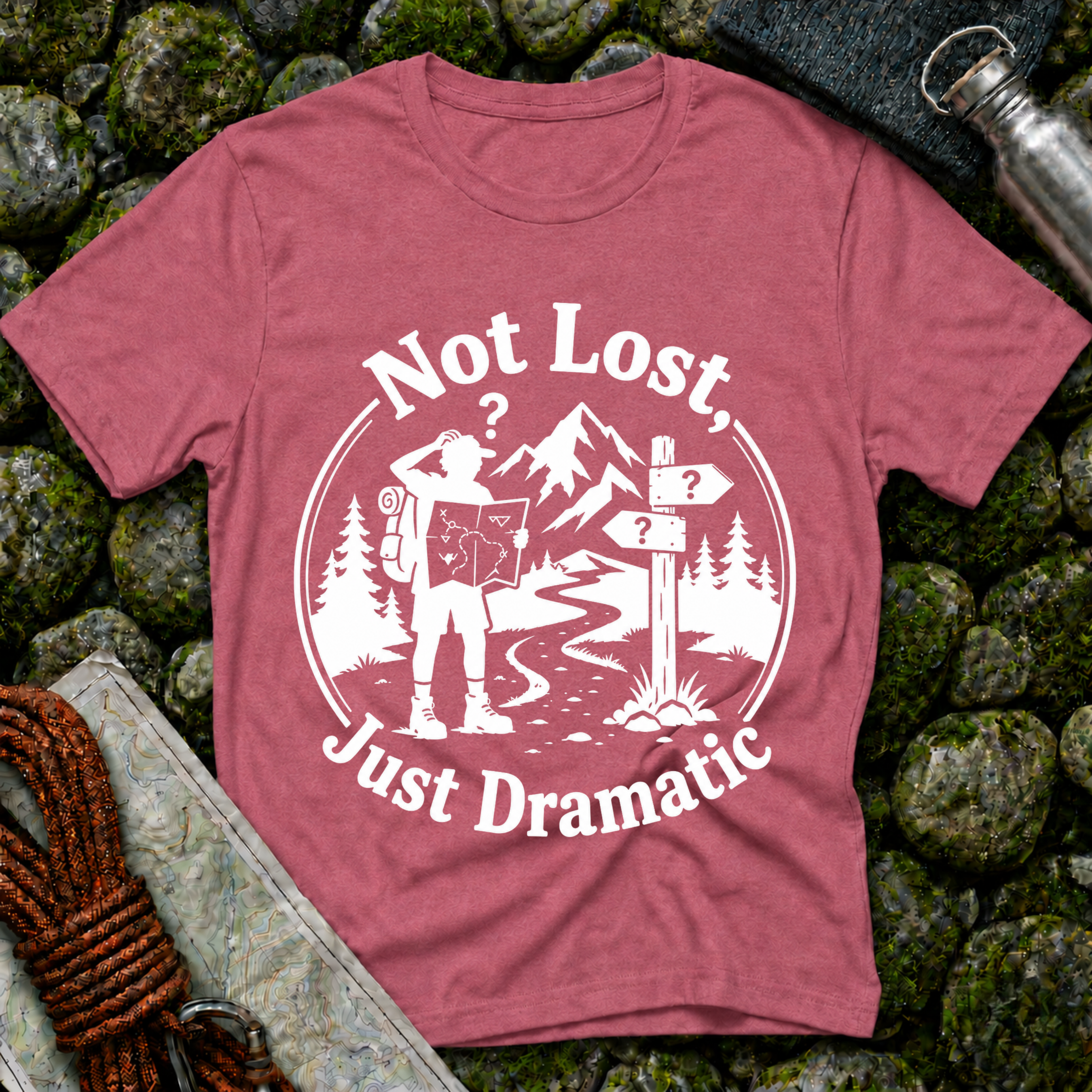 Not Lost Just Dramatic - T-Shirt