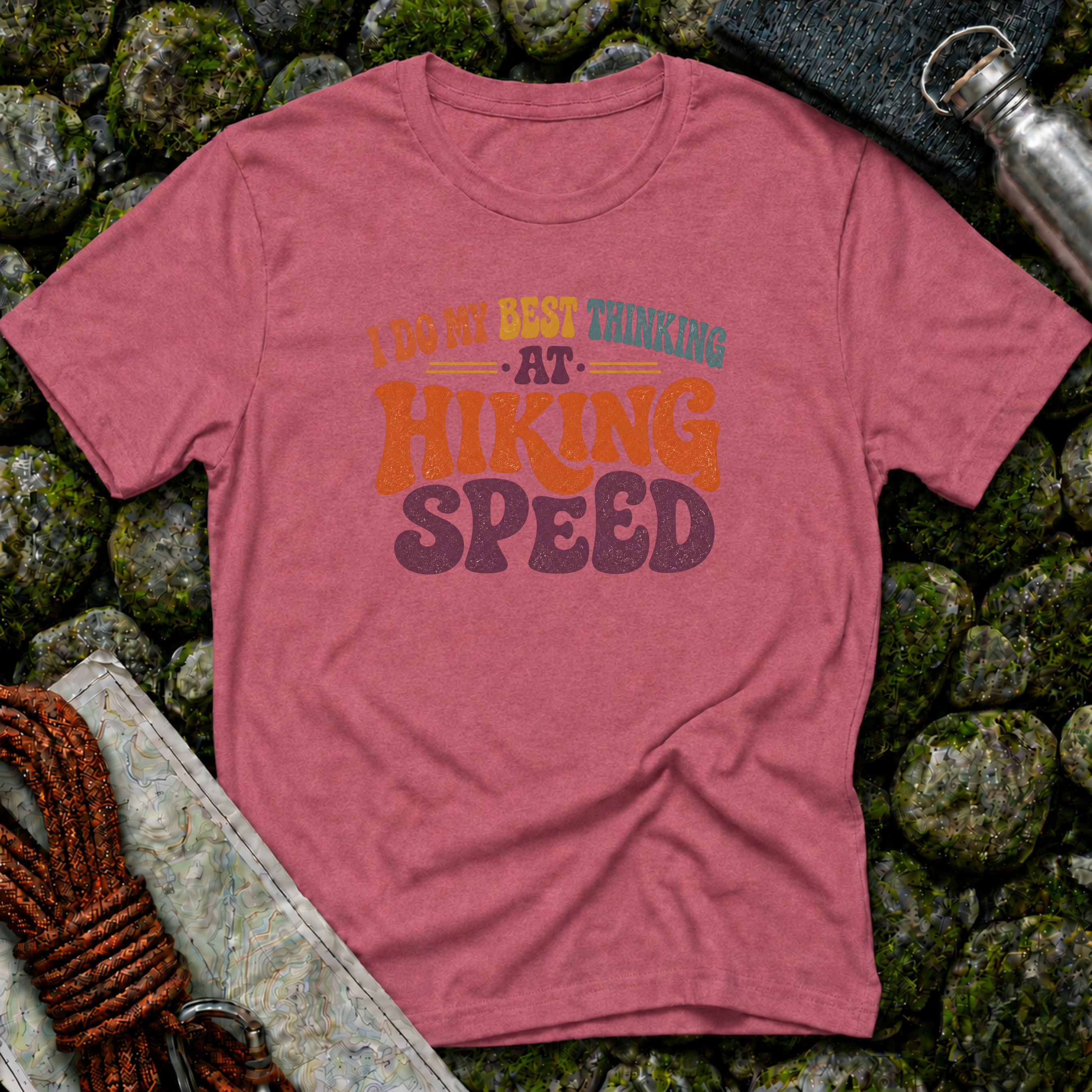 I Do My Best Thinking at Hiking Speed T-Shirt