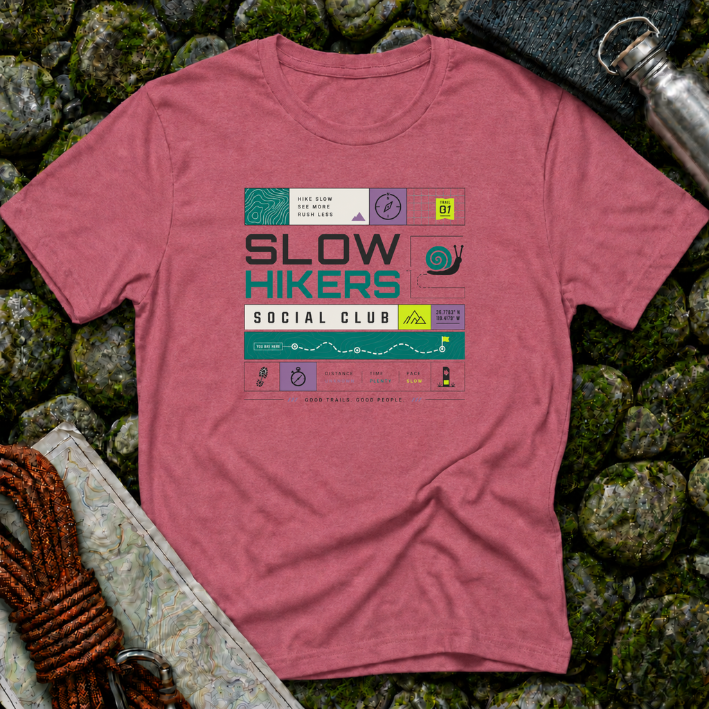 Slow Hikers Social Club - T-Shirt