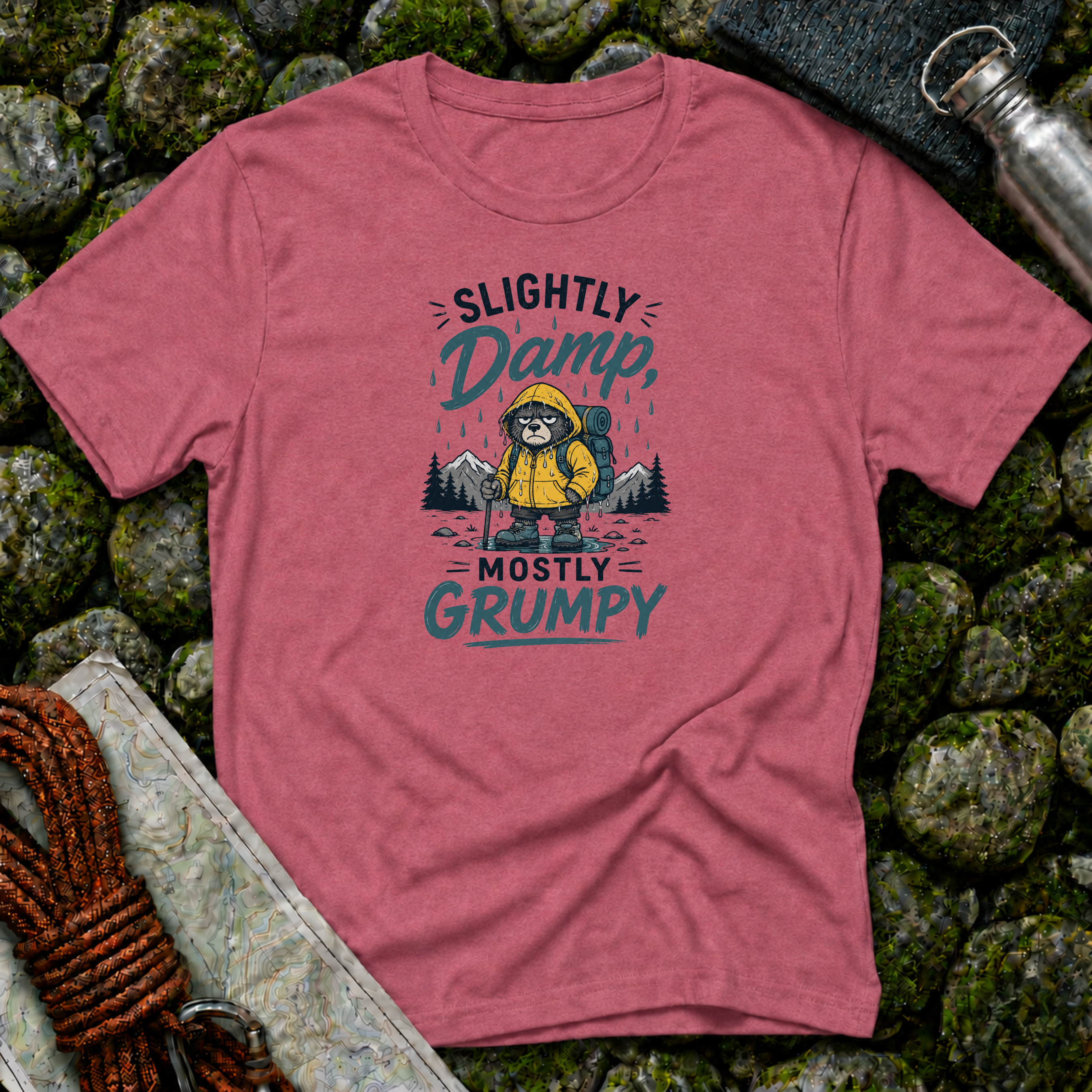 Slightly Damp Mostly Grumpy - T-Shirt