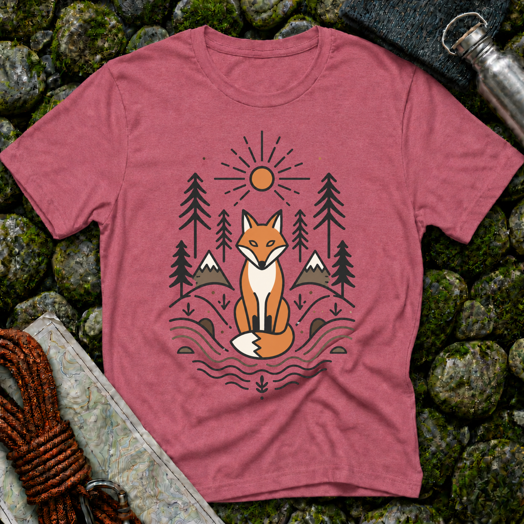 Fox in the Forest - T-Shirt