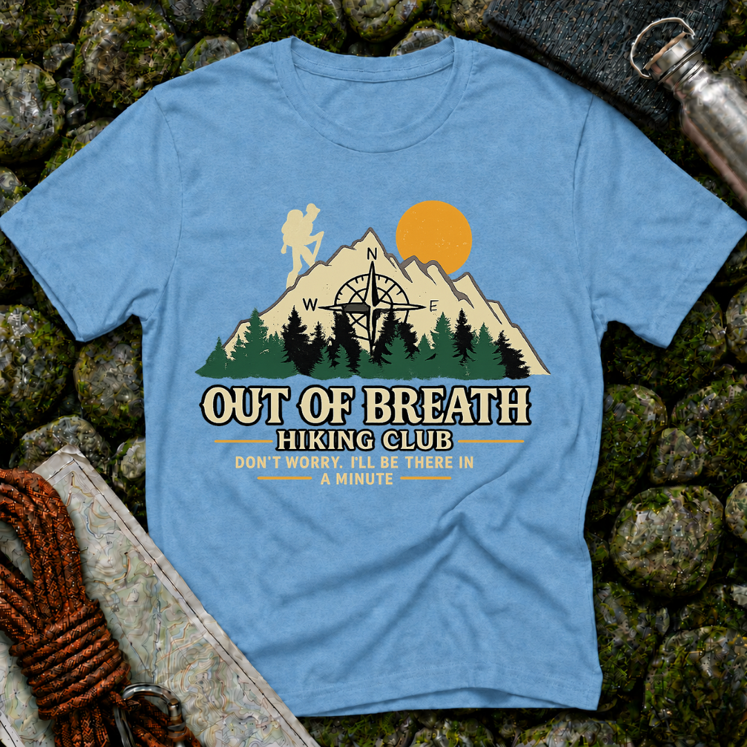 Out of Breath Hiking Club - T-Shirt
