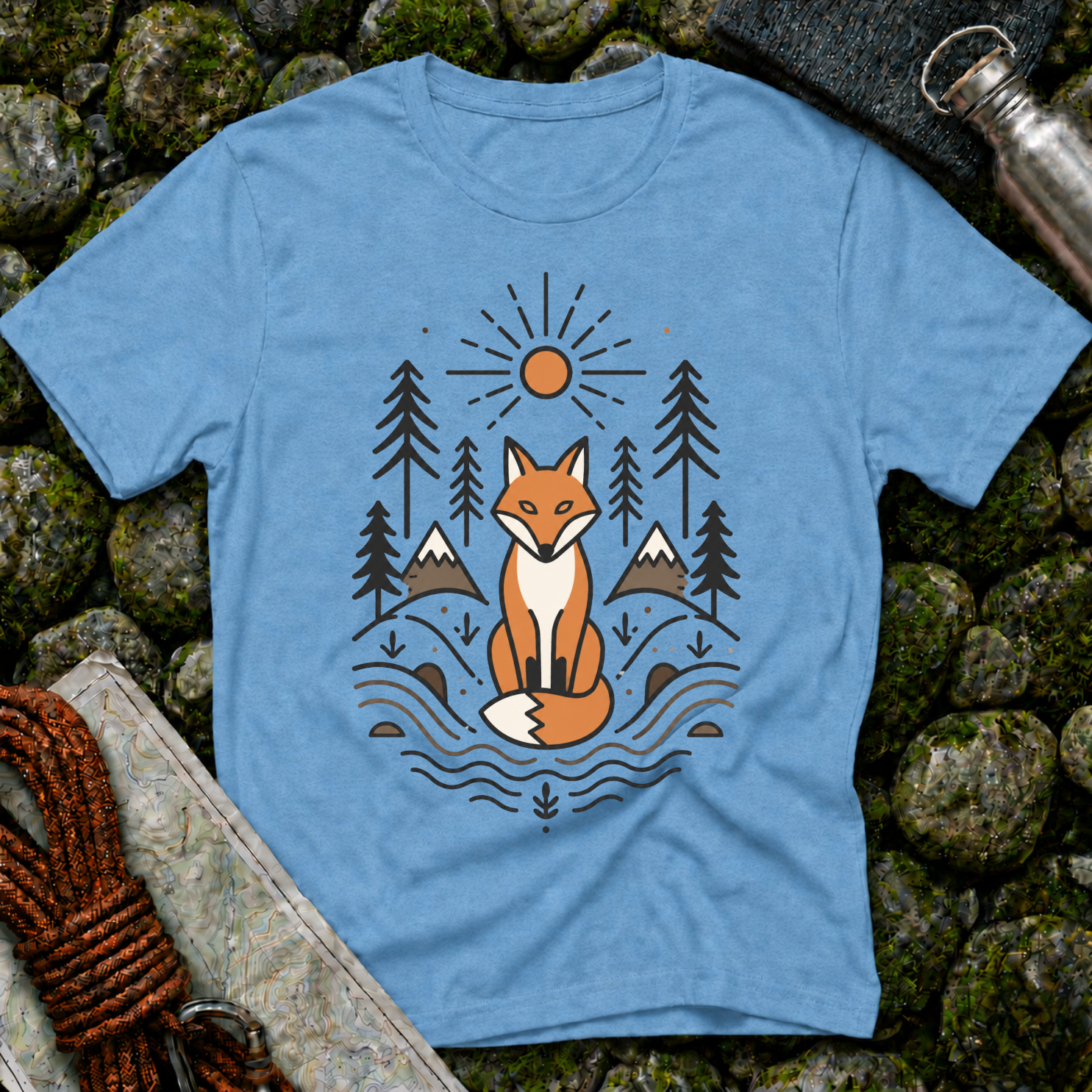 Fox in the Forest - T-Shirt