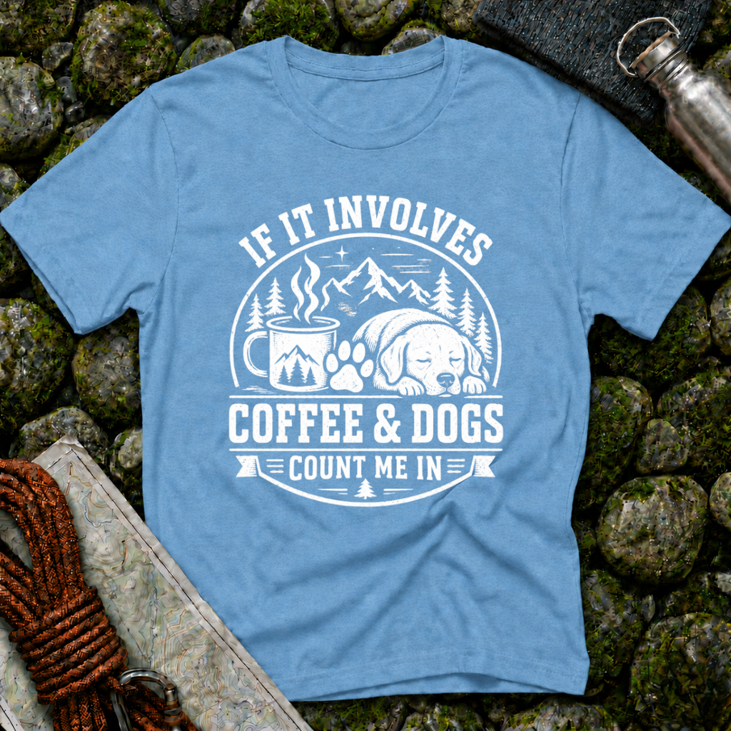 If it Involves Coffee and Dogs - T-Shirt
