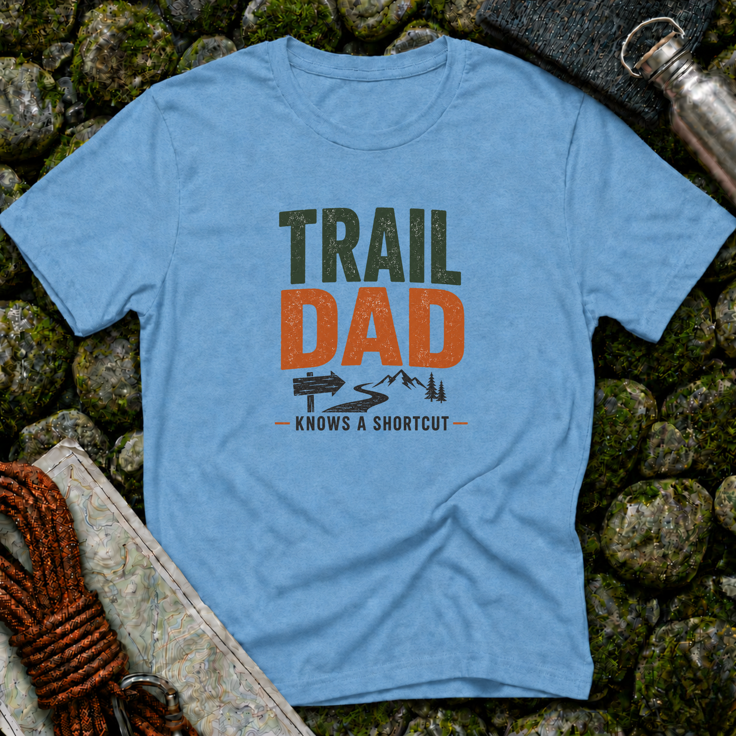 Trail Dad Knows a Shortcut T-Shirt
