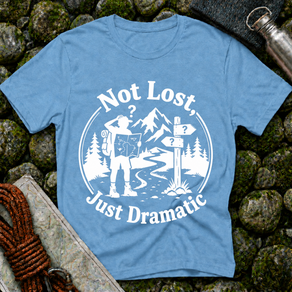 Not Lost Just Dramatic - T-Shirt