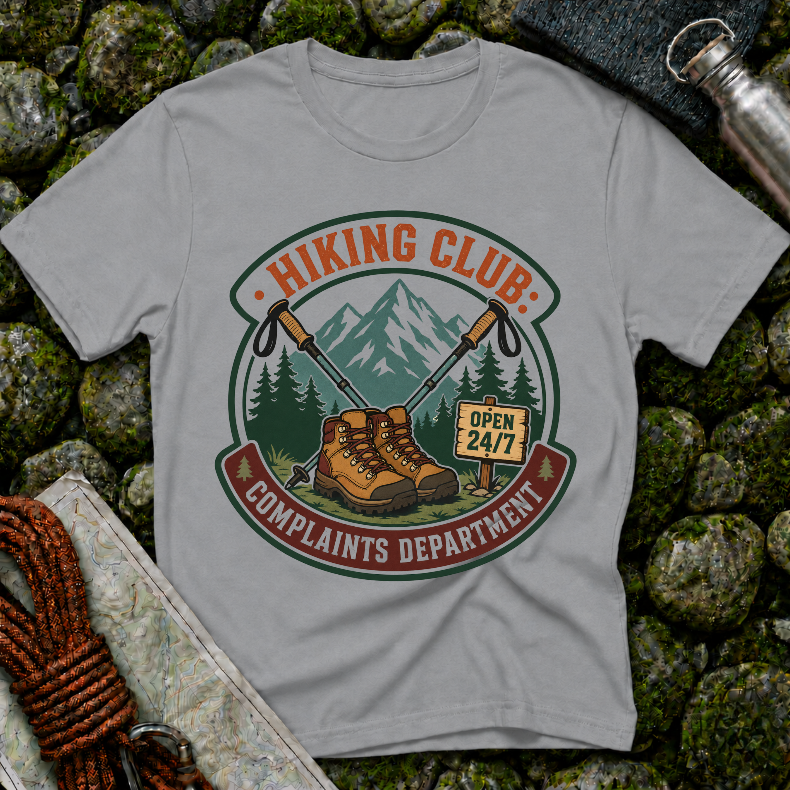Hiking Club Complaints Department T-Shirt