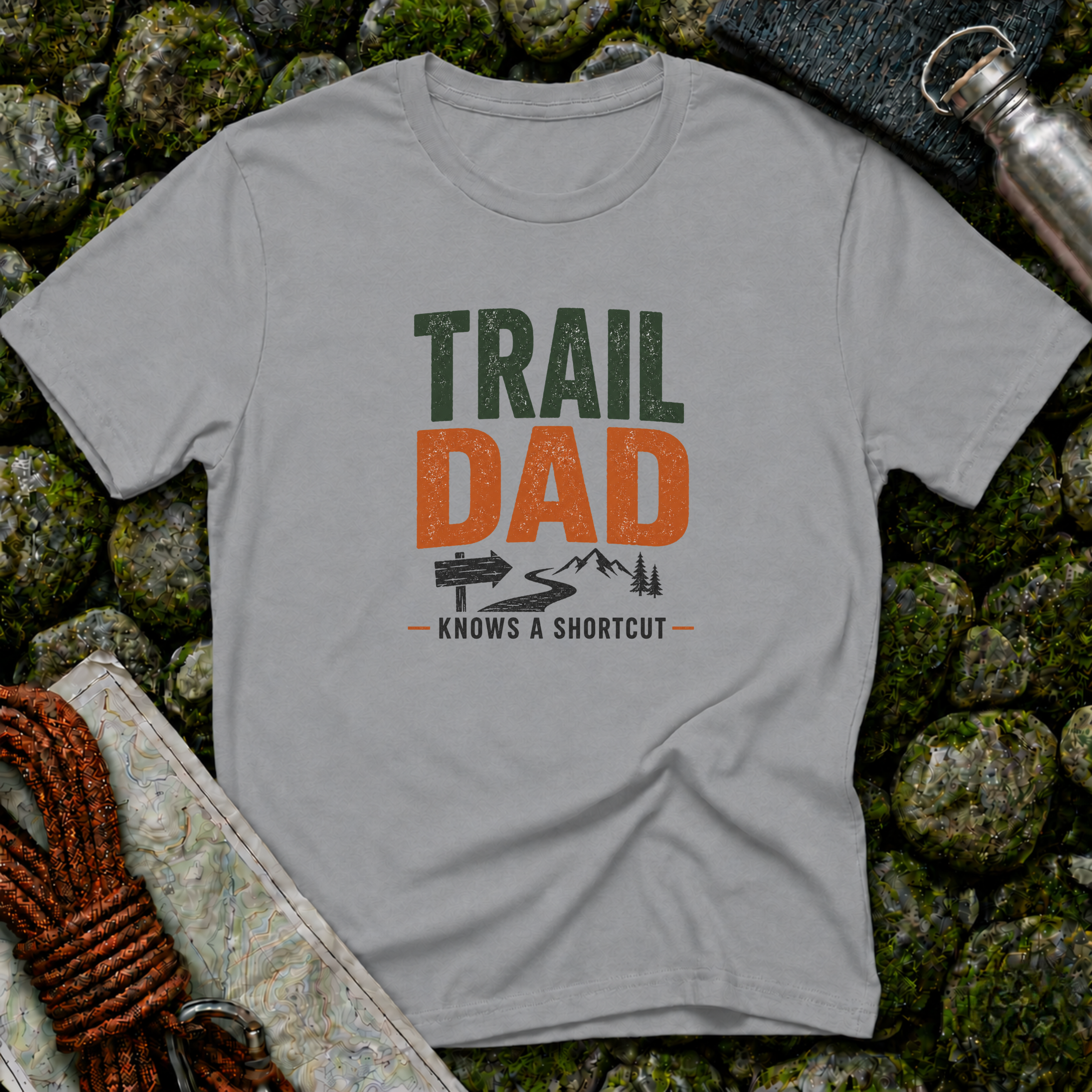 Trail Dad Knows a Shortcut T-Shirt
