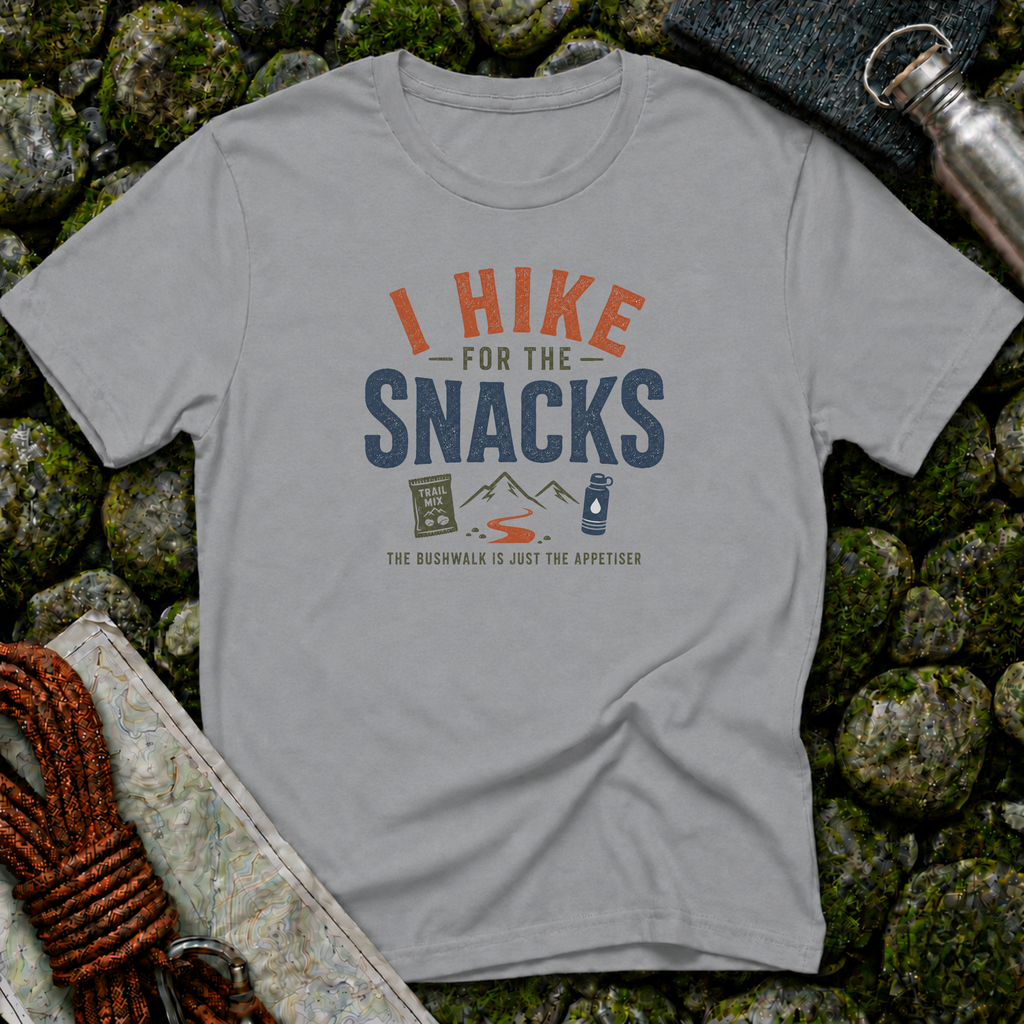 I Hike For the Snacks T-Shirt