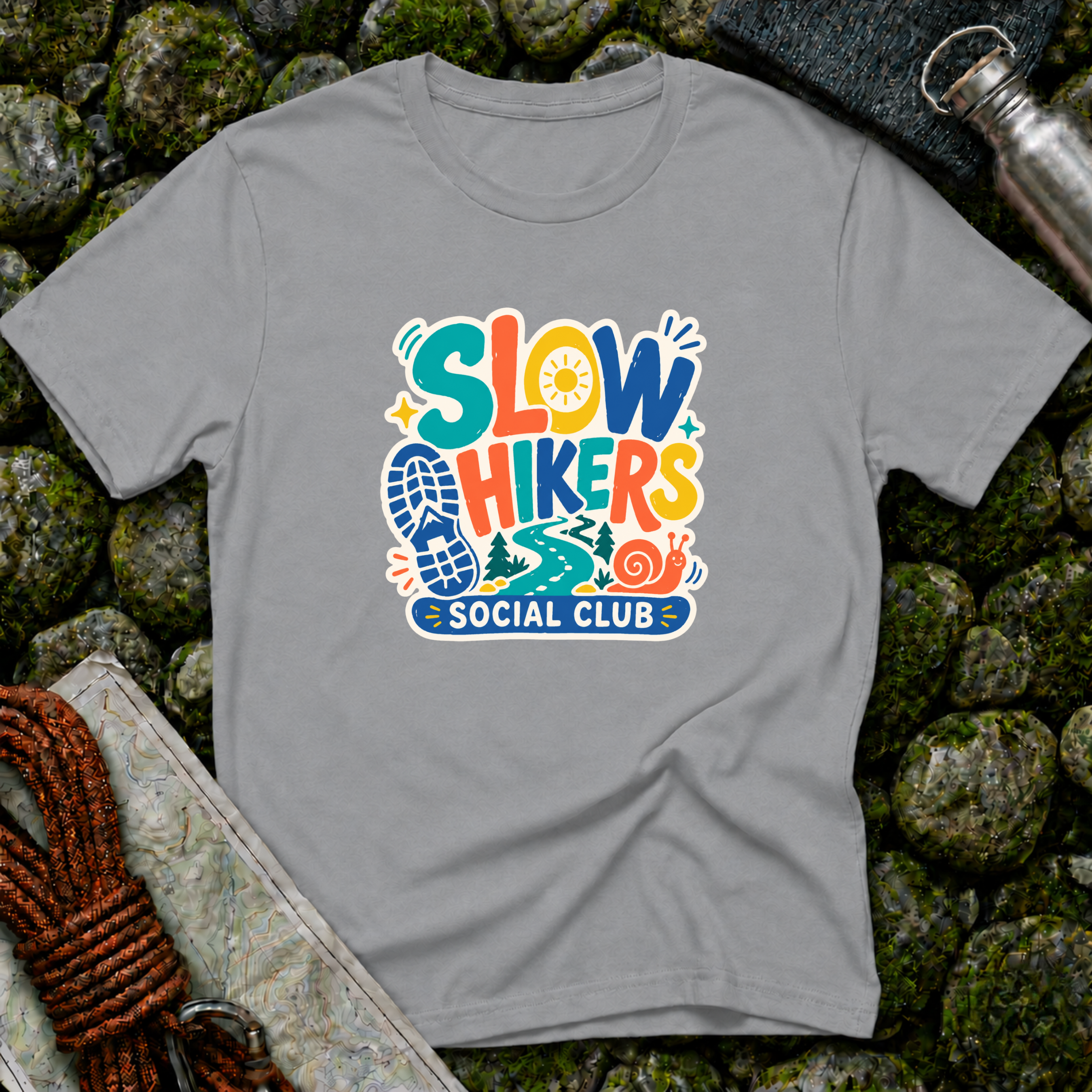 Slow Hikers Social Club - T-Shirt