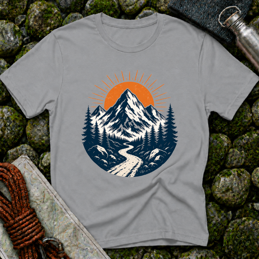 Mountains and Sunrise - T-Shirt