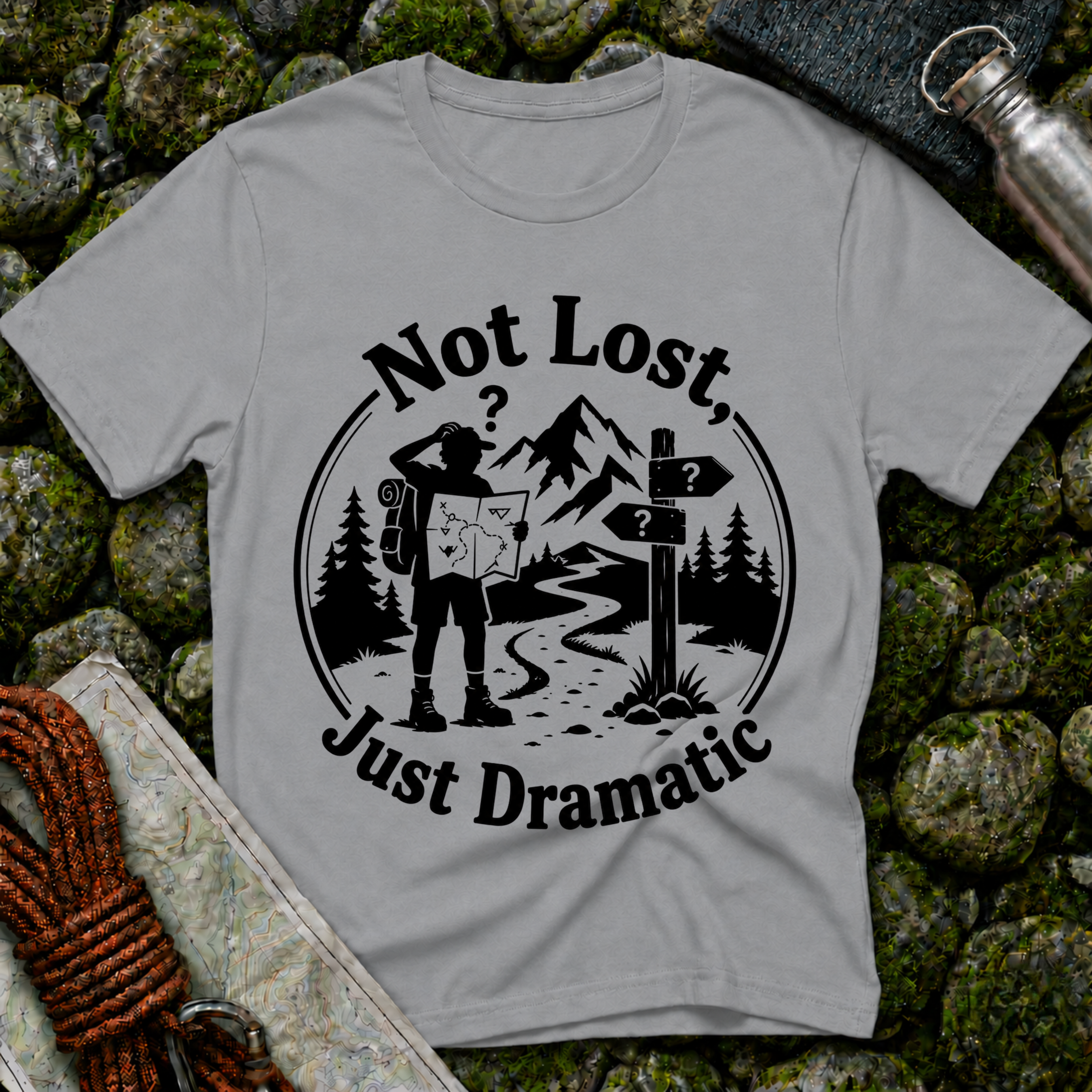 Not Lost Just Dramatic - T-Shirt