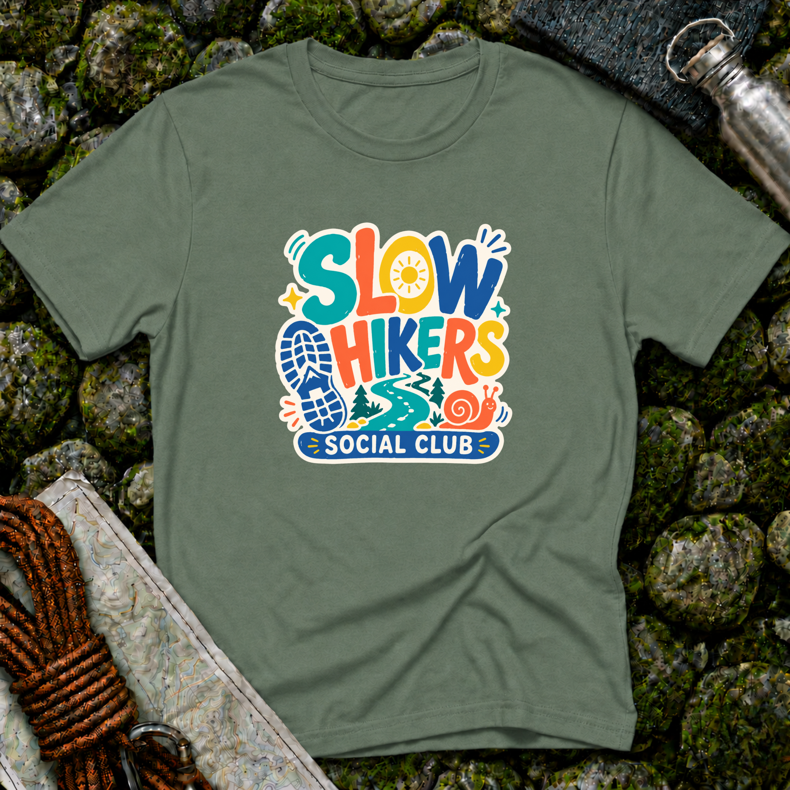 Slow Hikers Social Club - T-Shirt