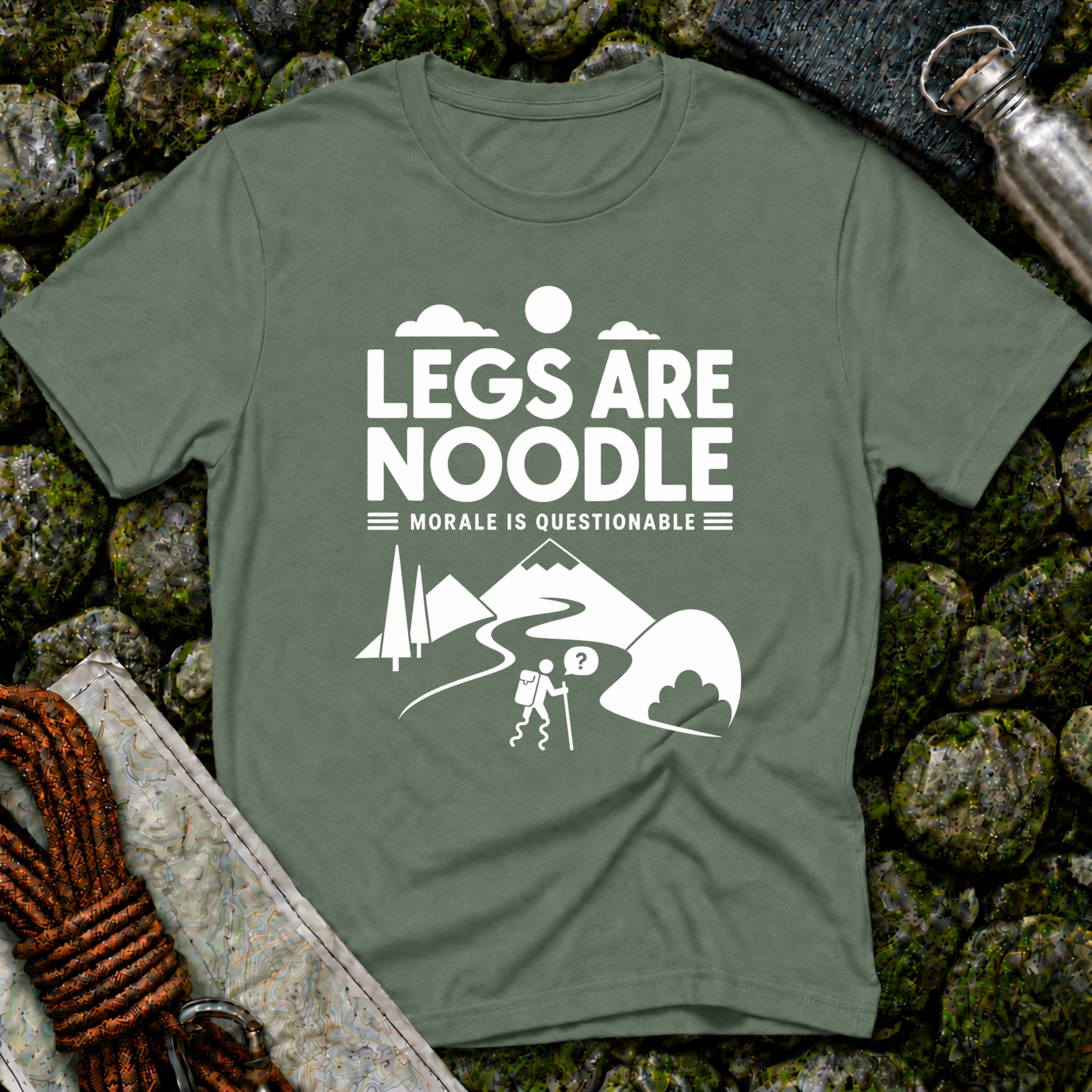 Legs Are Noodle - Morale Questionable T-Shirt