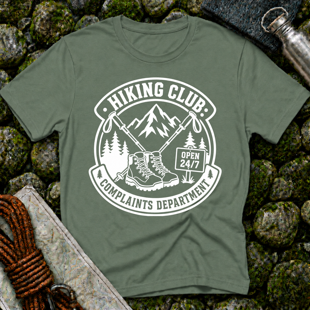 Hiking Club Complaints Department T-Shirt