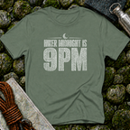 Hiker Midnight is 9pm - T-Shirt