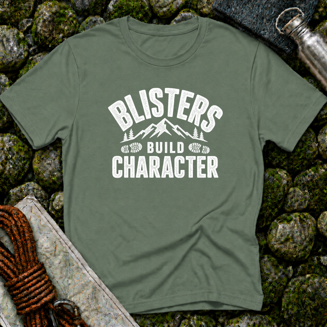Blisters Build Character - T-Shirt