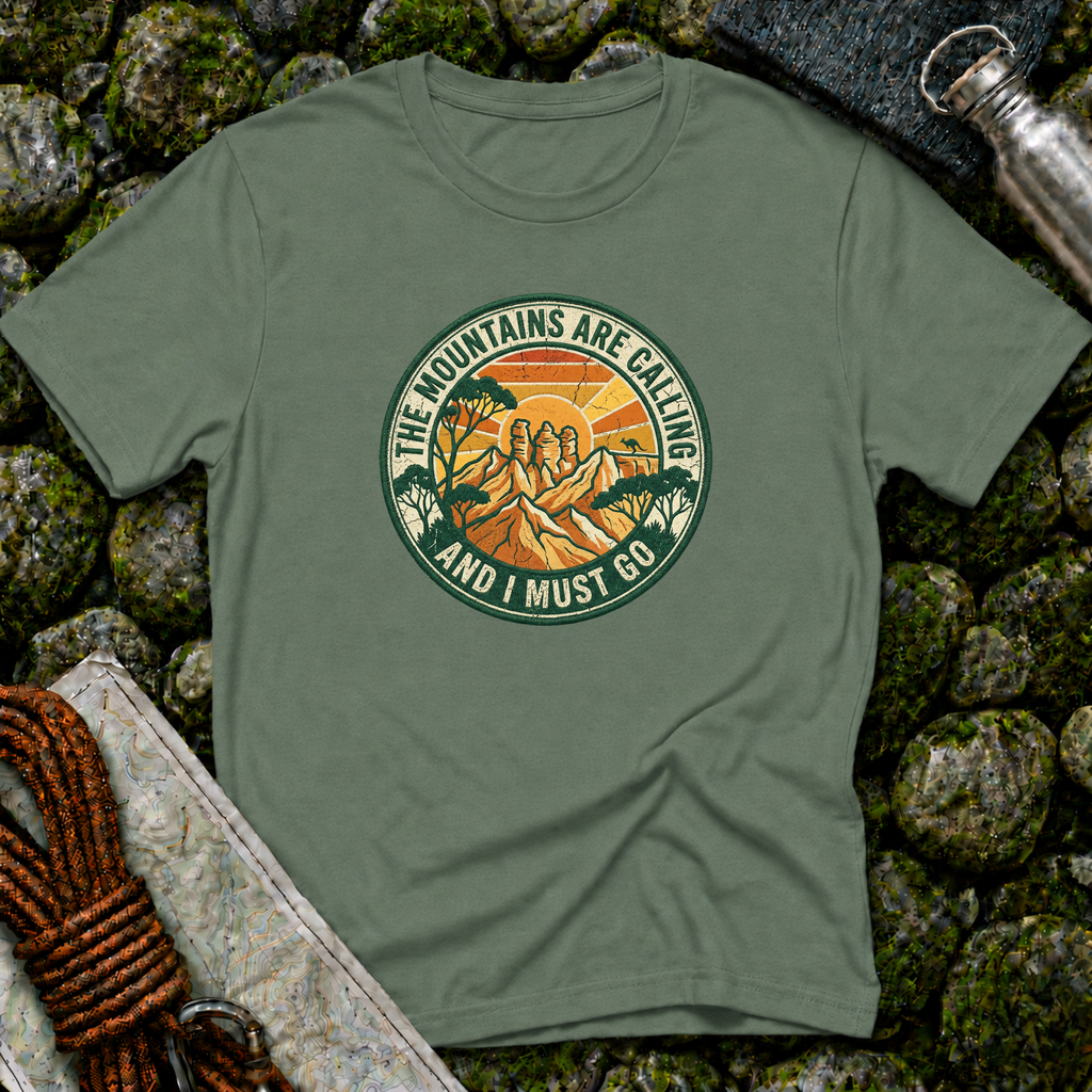 The Mountains Are Calling Oz T-Shirt