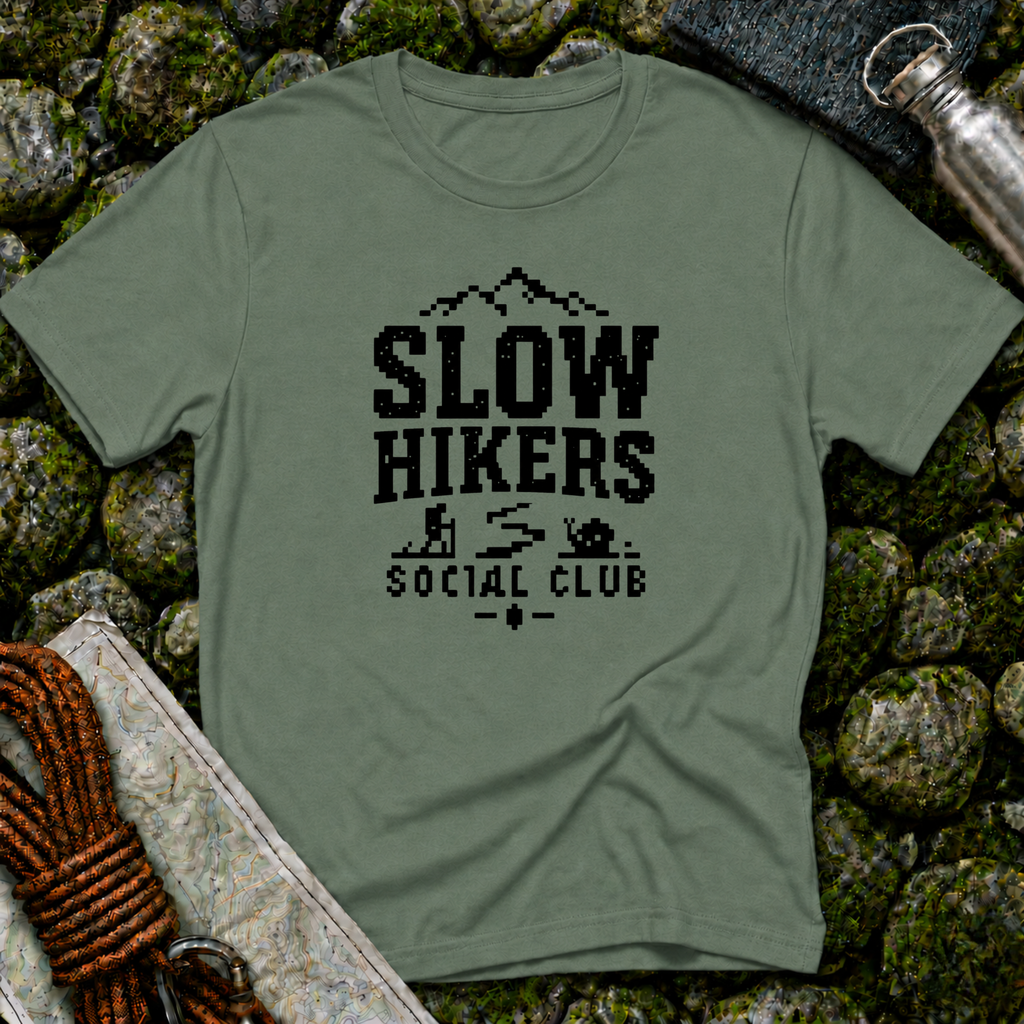 Slow Hikers Pixels T-Shirt