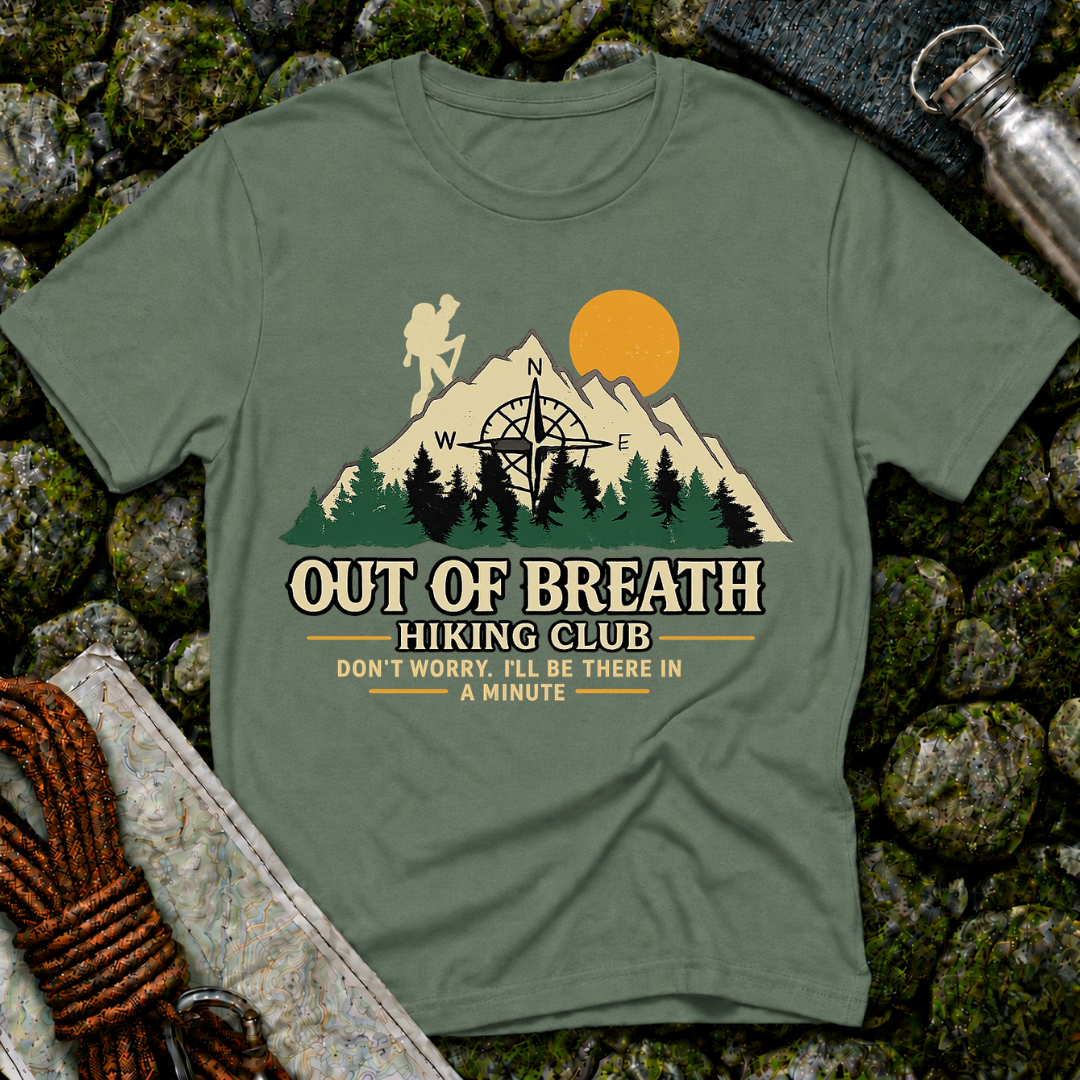 Out of Breath Hiking Club - T-Shirt