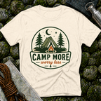 Camp More Worry Less - T-Shirt