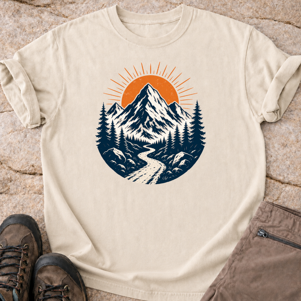 Mountains and Sunrise - T-Shirt