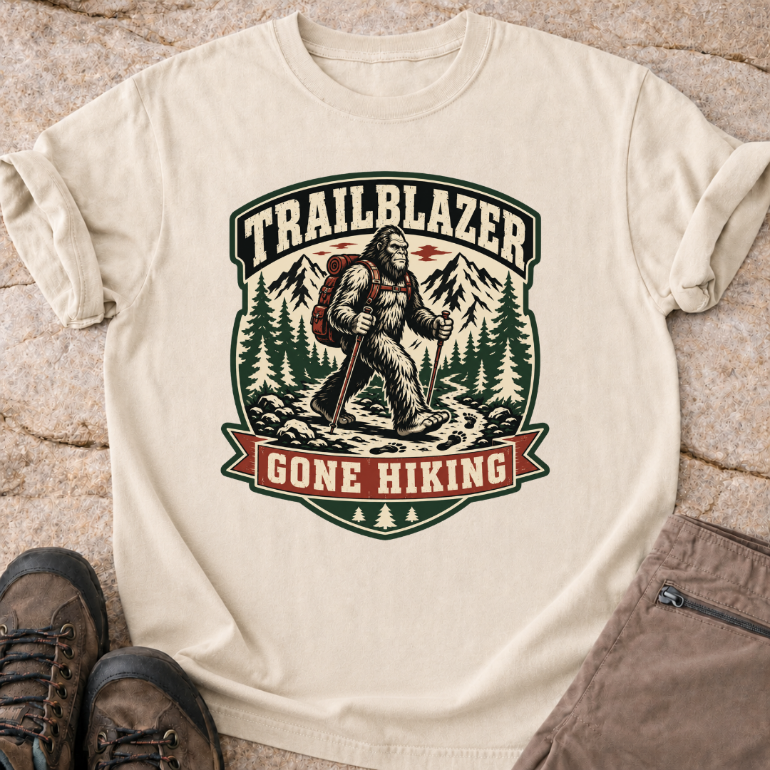 Bigfoot Gone Hiking T-Shirt