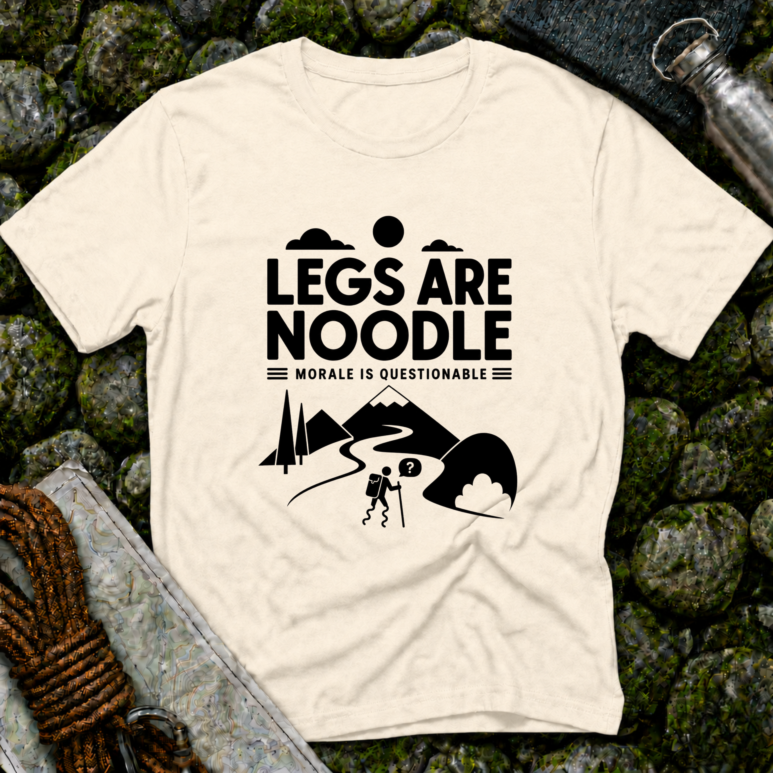 Legs Are Noodle - Morale Questionable T-Shirt