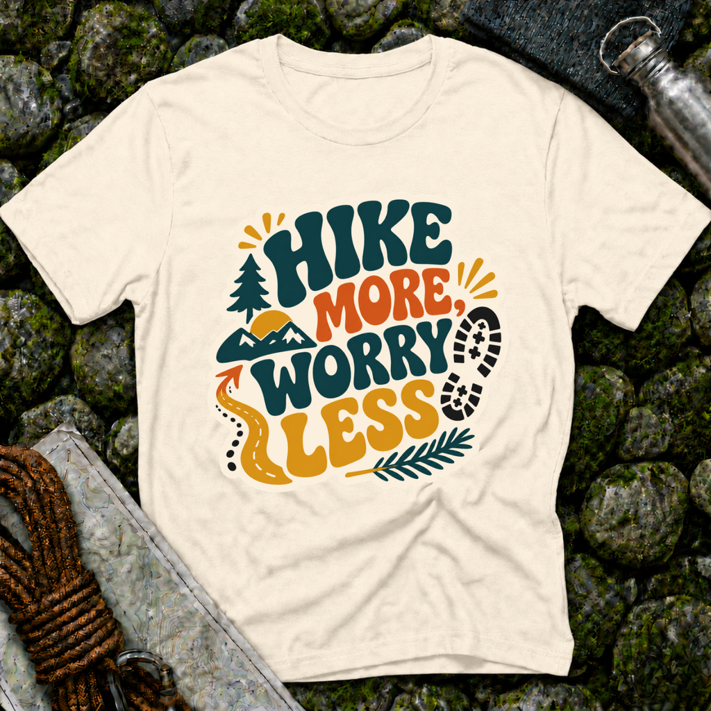 Hike More Worry Less - T-Shirt