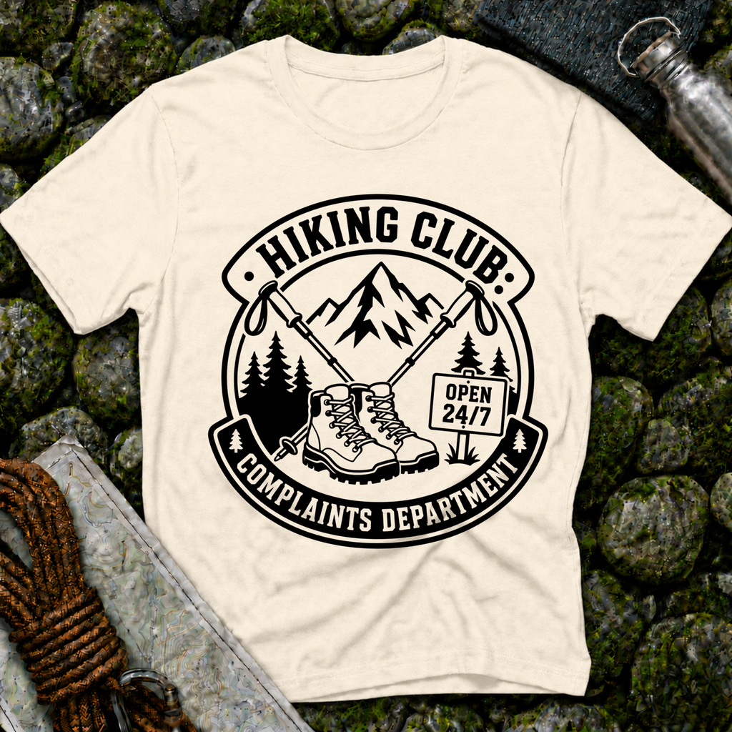 Hiking Club Complaints Department T-Shirt