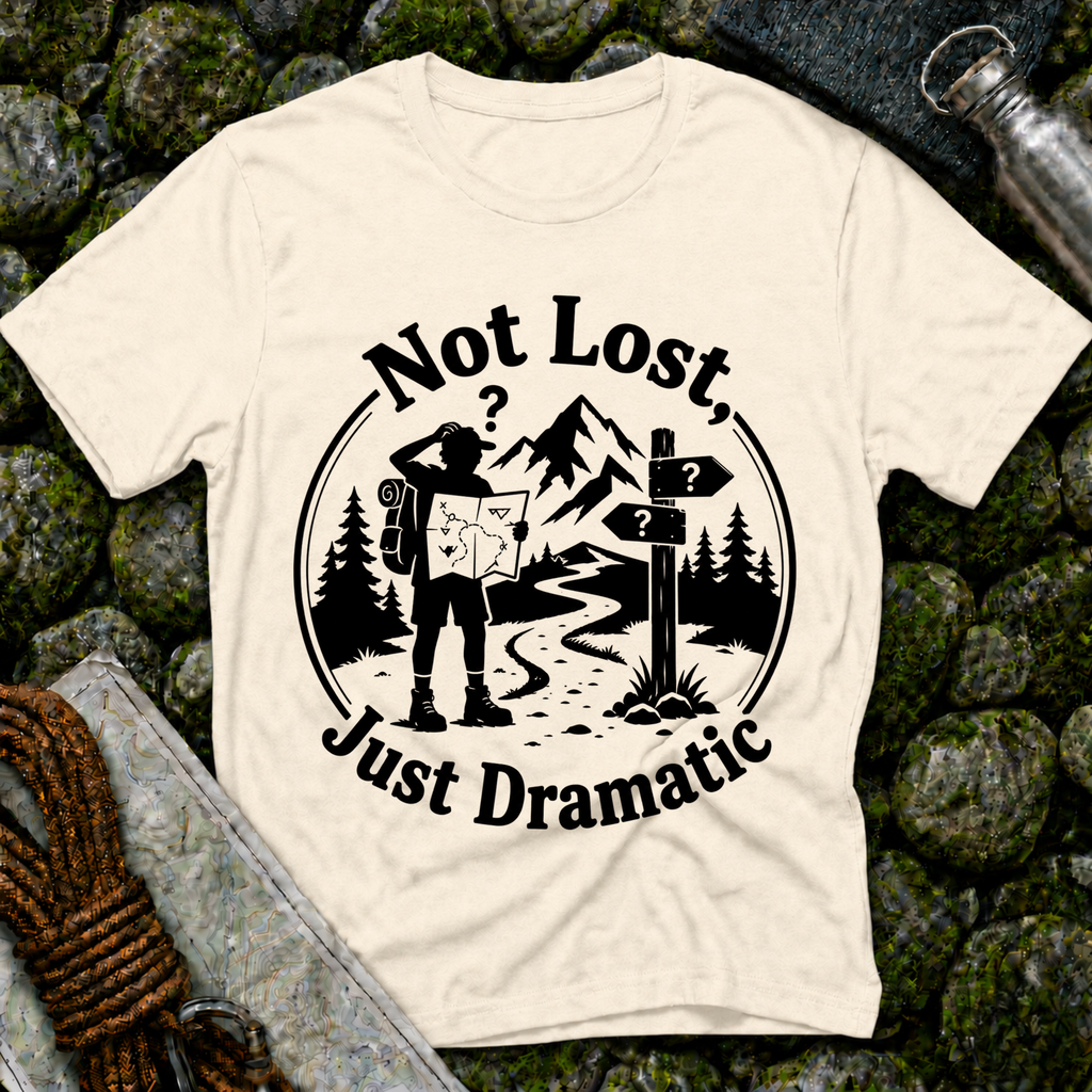 Not Lost Just Dramatic - T-Shirt
