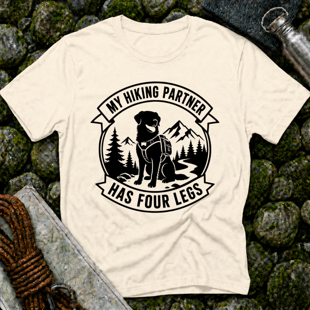 My Hiking Partner Has Four Legs - T-Shirt