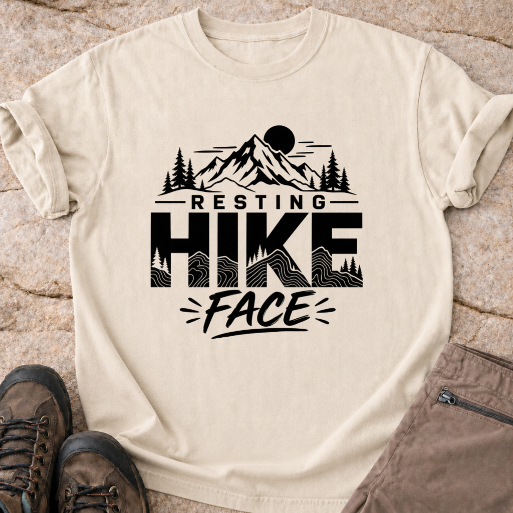 Resting Hike Face - T-Shirt