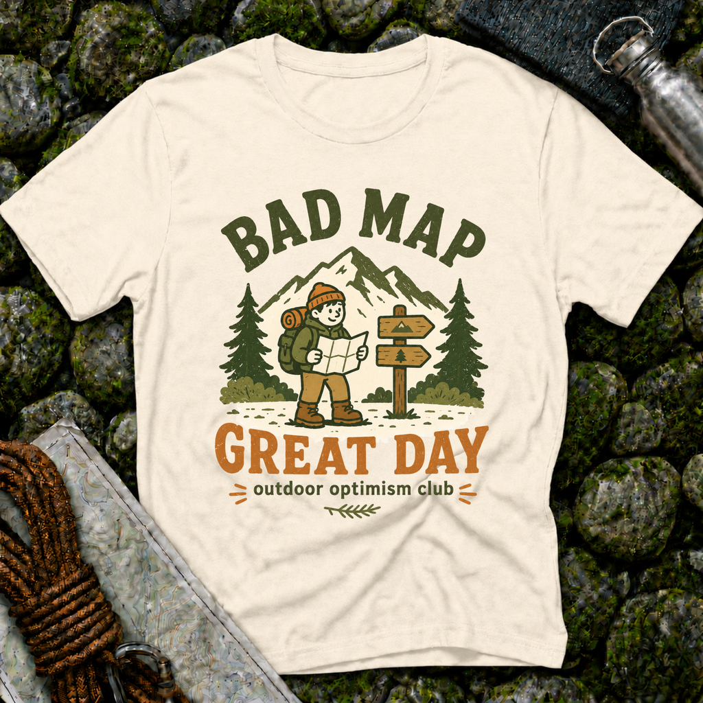 Bad Map Great Day - T-Shirt