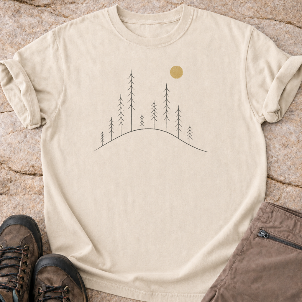 Tranquil Trees On a Hill T-Shirt